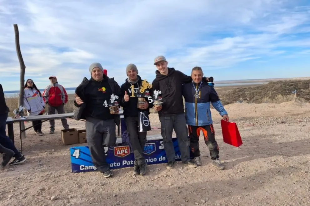 Triunfo y podios de pilotos locales en el Enduro APE