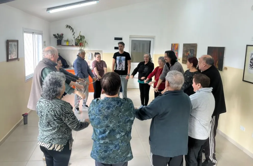 Se realizó una nueva jornada de actividad física para adultos mayores