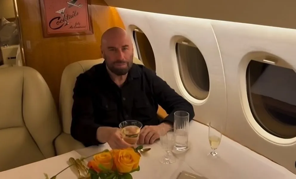 John Travolta visitó Bariloche y se alojó en el Cerro Catedral