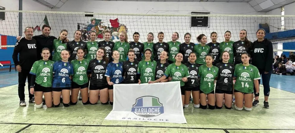El Bariloche Vóley Club iniciará en Los Menucos la segunda parte del clasificatorio Sub18