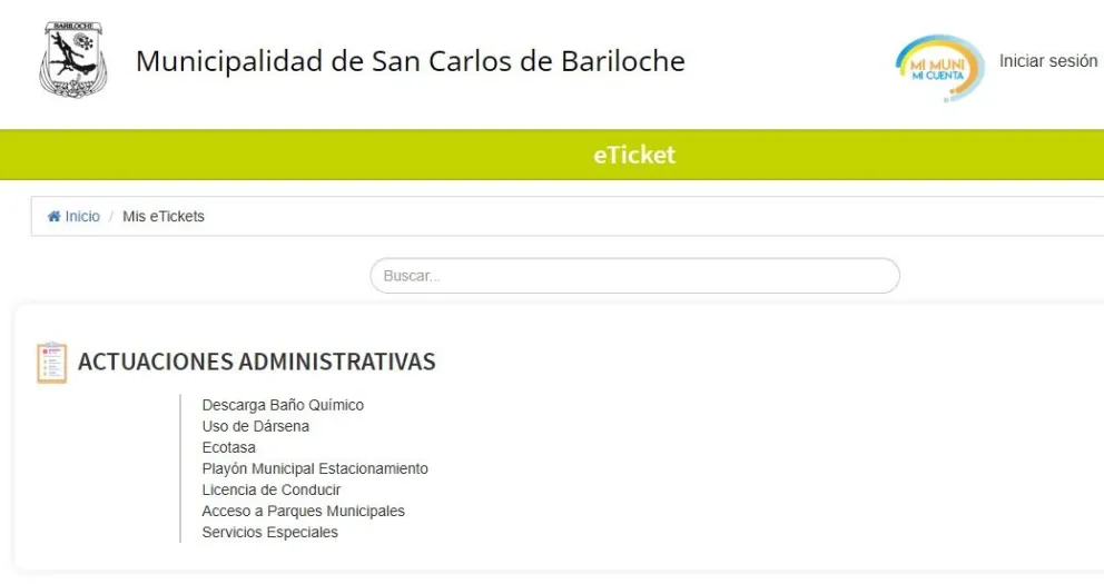 Los comprobantes de pago de las tasas municipales se deberán generar online