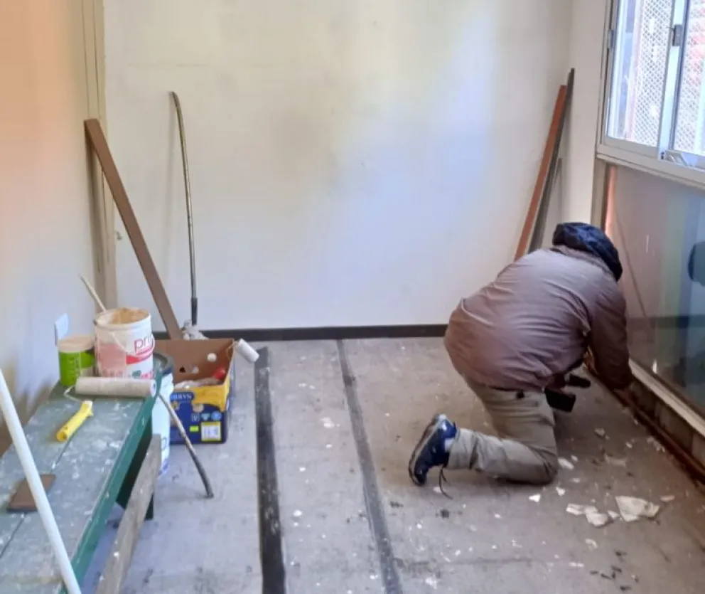 Avanza la construcción de la Base de Operaciones municipal en Villa Los Coihues