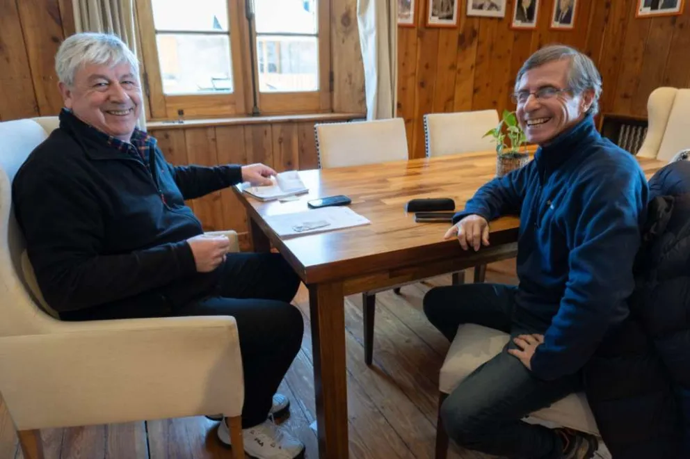 Cortés se reunió con el nuevo ministro de Gobierno, Trabajo y Turismo de Río Negro