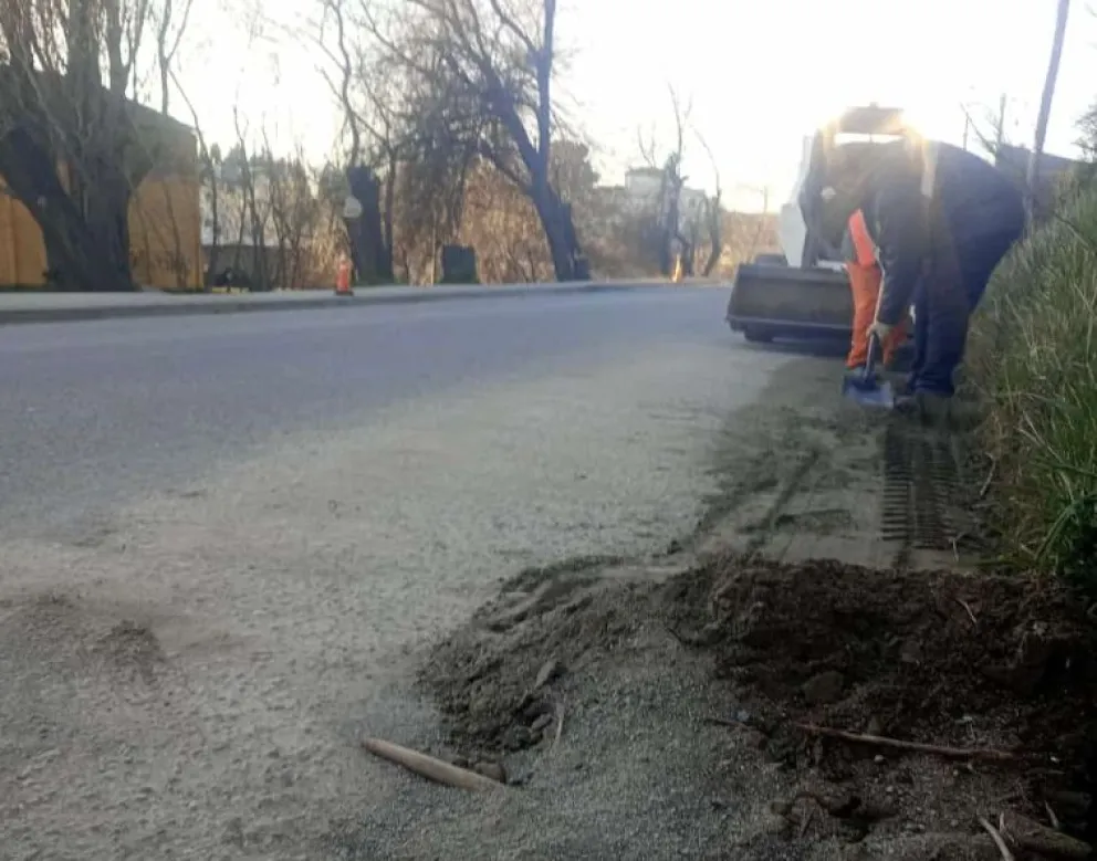 Operativo de limpieza en la Delegación El Cóndor tras las lluvias