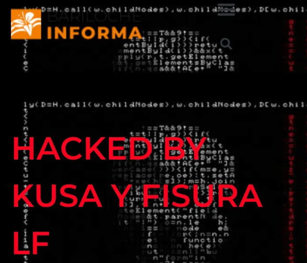 Hackearon la página de prensa de la Municipalidad de Bariloche 
