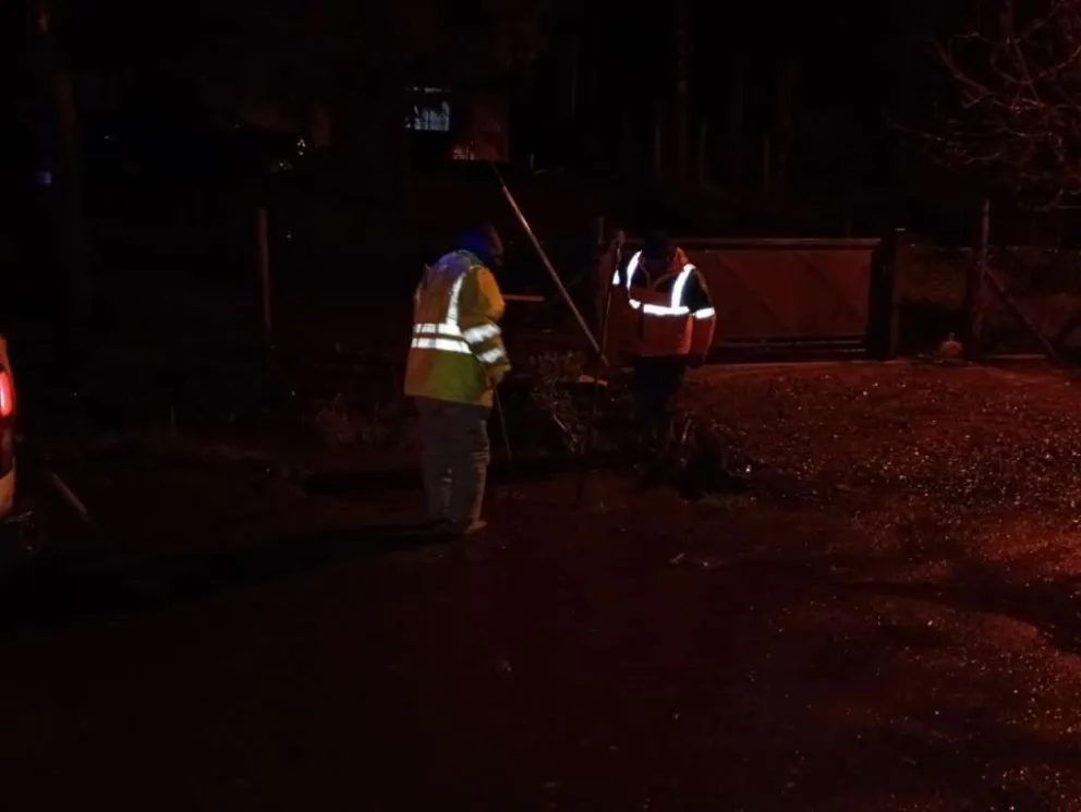 La Delegación Lago Moreno actuó frente a una emergencia