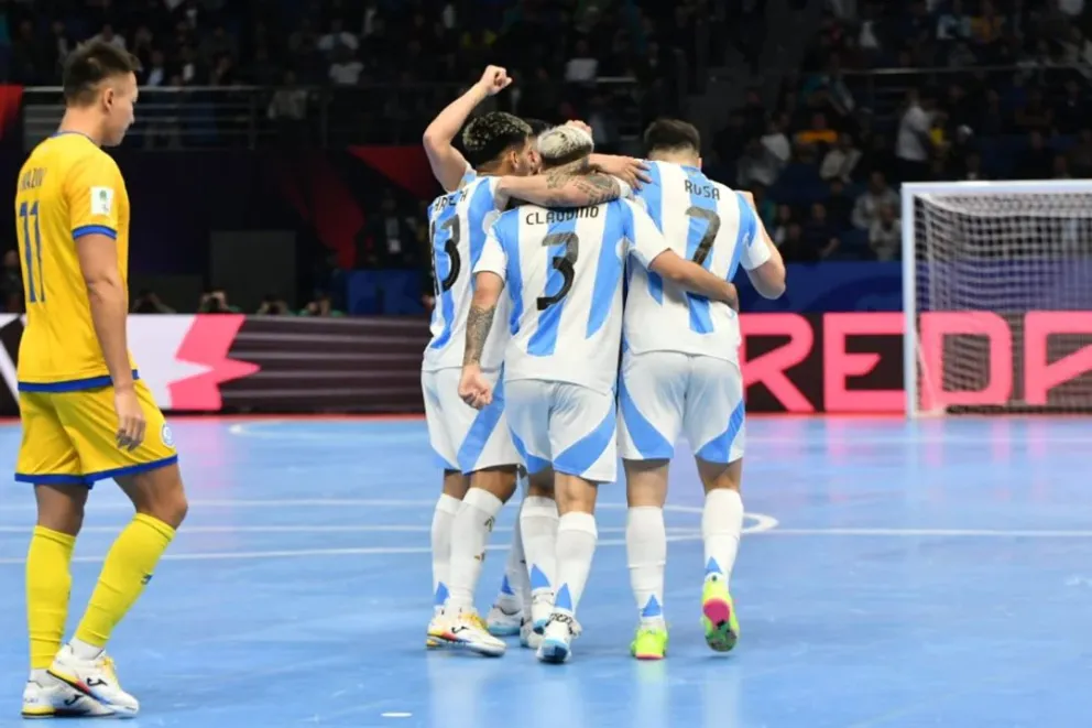 Argentina juega la semifinal del mundial de futsal ante Francia