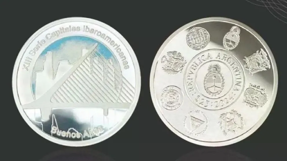 El Banco Central lanzó una nueva moneda conmemorativa de 25 pesos