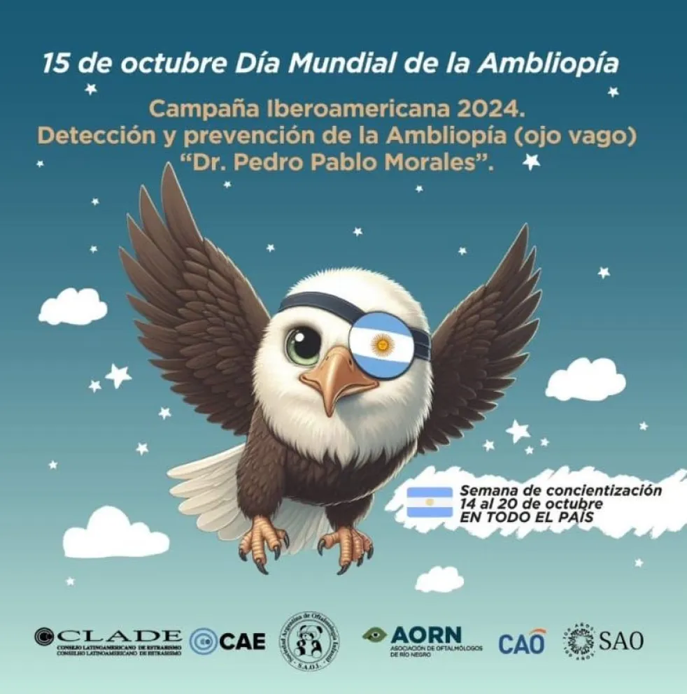 Día de la ambliopía: realizarán controles visuales gratuitos para niños en Bariloche