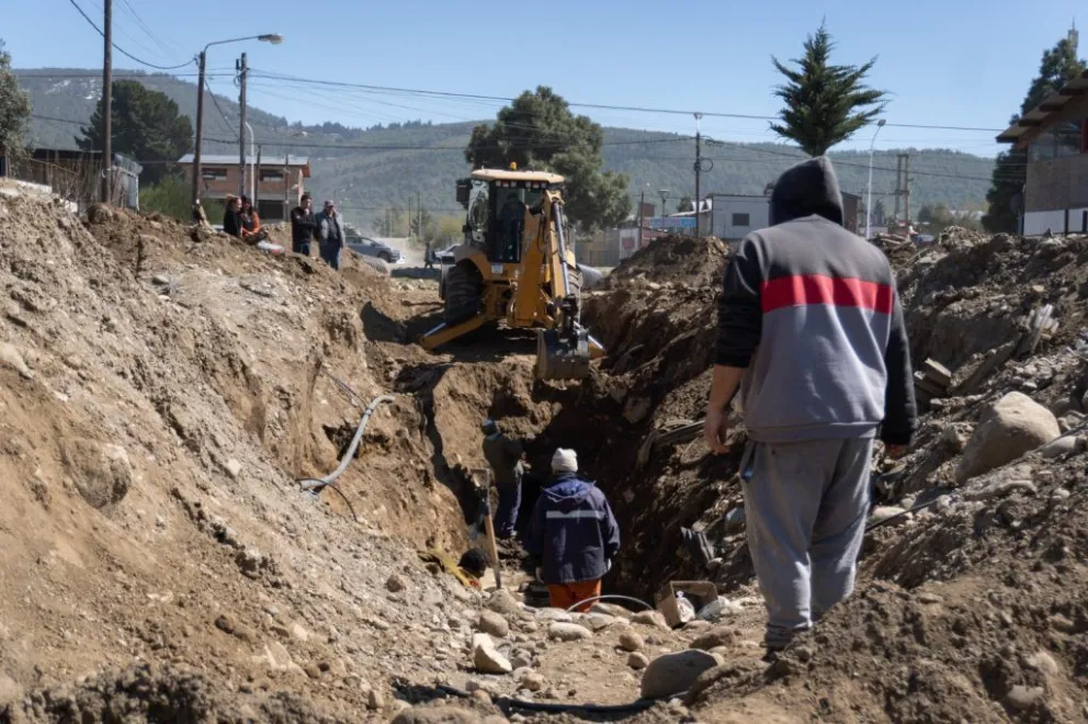 Reparan el pluvial vandalizado en Nahuel Hue