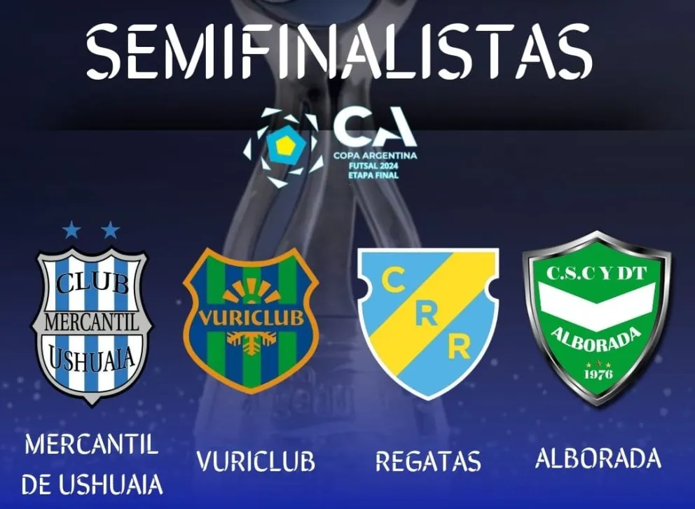 Dos equipos barilochenses en las semifinales de la Copa Argentina de futsal