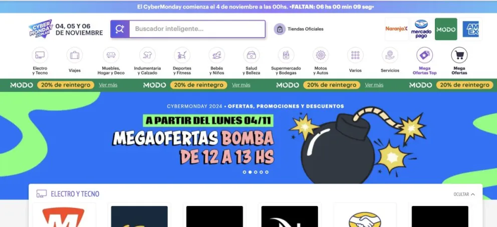 Cyber Monday 2024: descuentos y cuotas sin interés en bancos