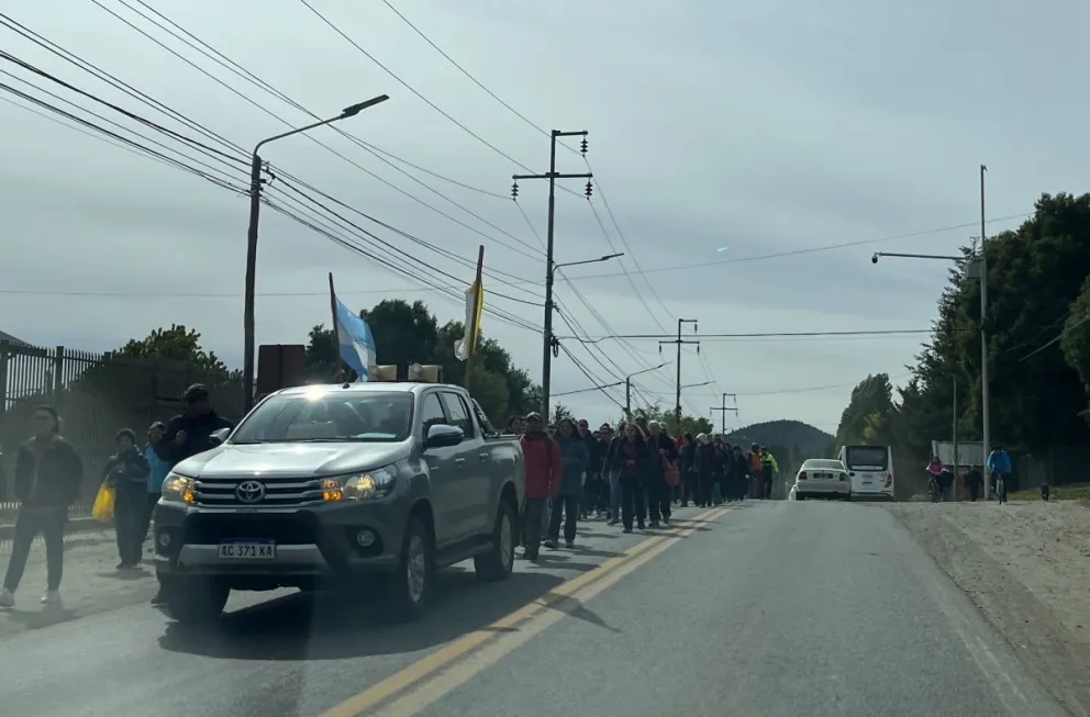 Bariloche reunió a fieles en la Peregrinación a la Virgen de las Nieves