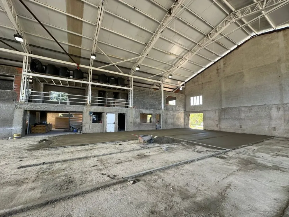 Se colocó el techo del Gimnasio Nº5 y avanza la iluminación