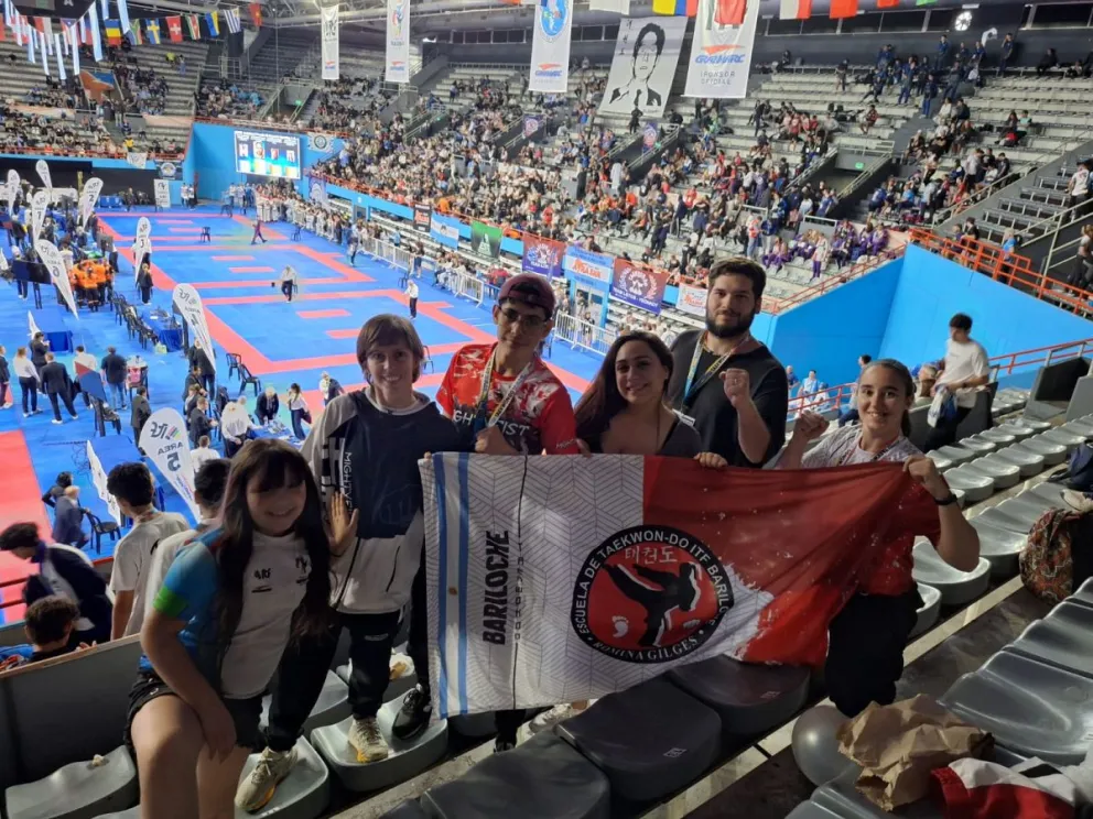Brillante actuación del Taekwondo de Bariloche en la Copa del Mundo 