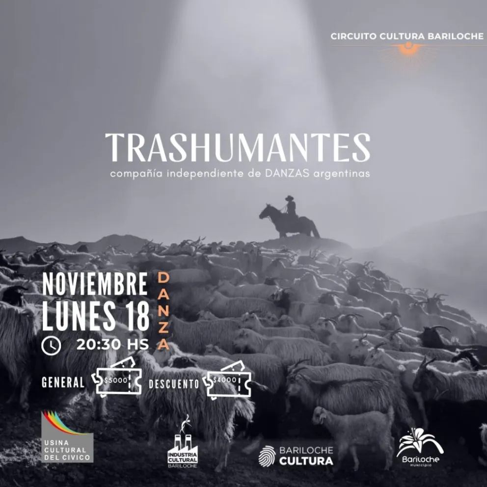 Presentarán del espectáculo de danza y música "Trashumantes" la Biblioteca Sarmiento