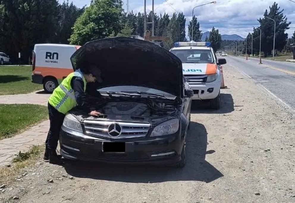 Seguridad Vial secuestró un Mercedes Benz que era buscado por la Policía de Córdoba