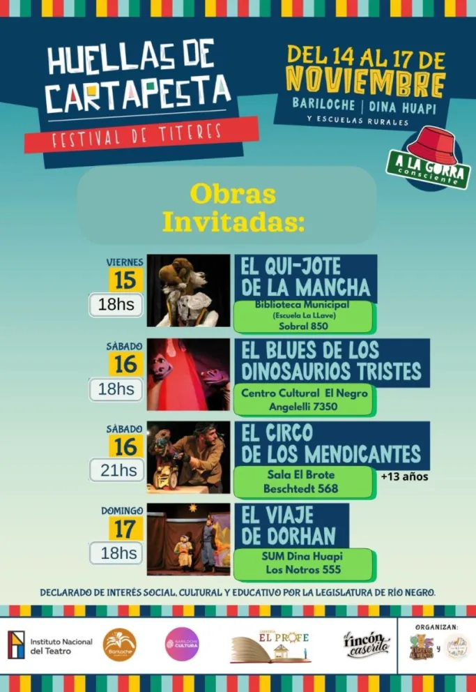 Comienza el Festival de Títeres "Huellas de Cartapesta" 