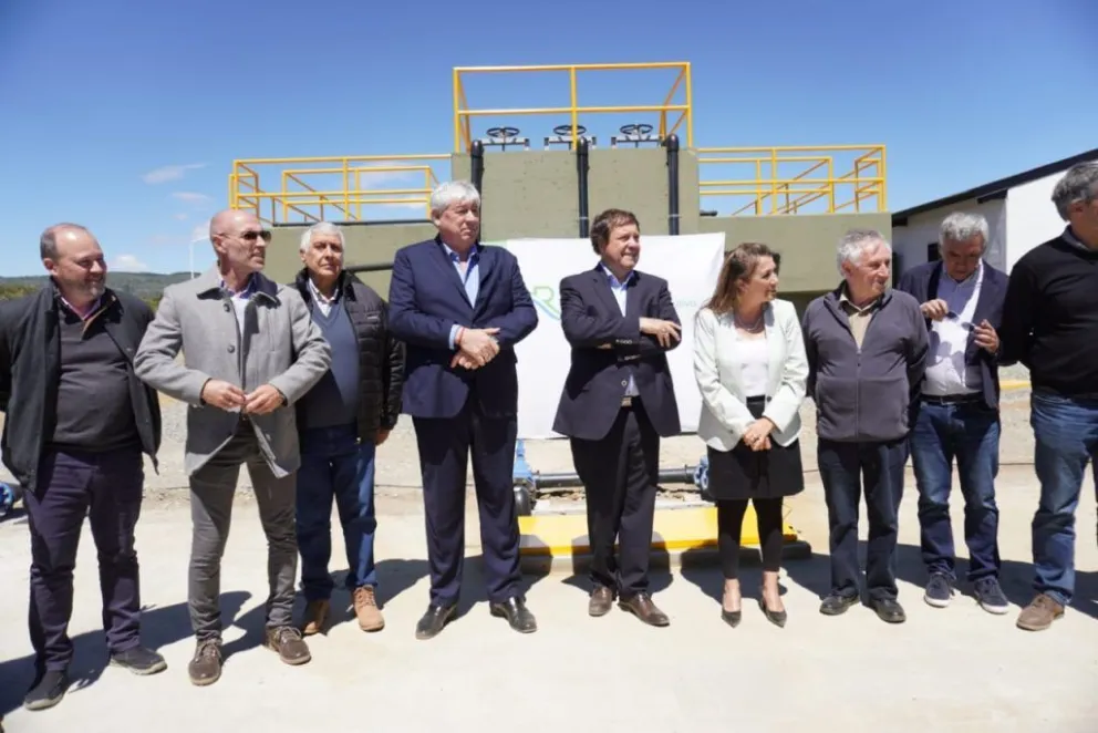 Inauguraron la planta de líquidos cloacales del PITBA