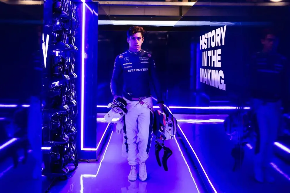 Franco Colapinto en la Fórmula 1: horario y cómo ver en vivo el Gran Premio de Las Vegas