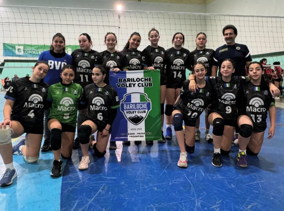 Bariloche tiene sus representantes en la final Provincial de vóley Sub14