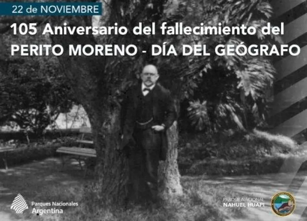 A 105 años de su fallecimiento, homenaje al legado del Perito Francisco P. Moreno