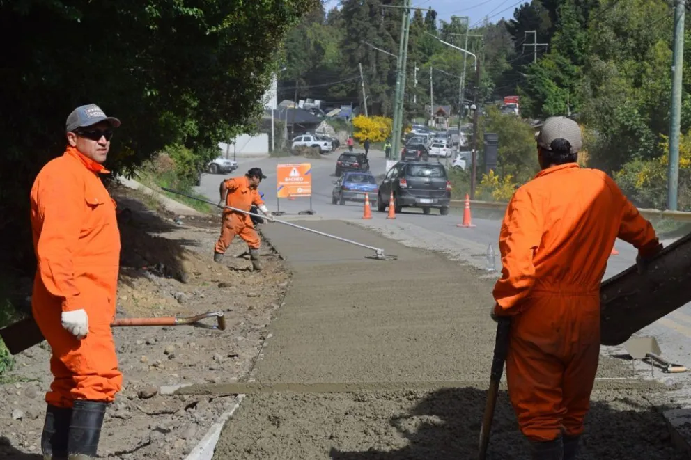 Llegó el hormigón en el 5.700 de Pioneros