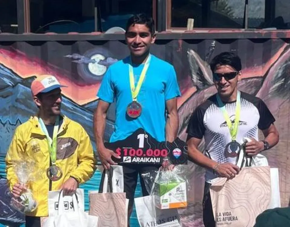 Javier Mariqueo y Danila Monteverde ganaron los 42K de la BRUT Bariloche 2024