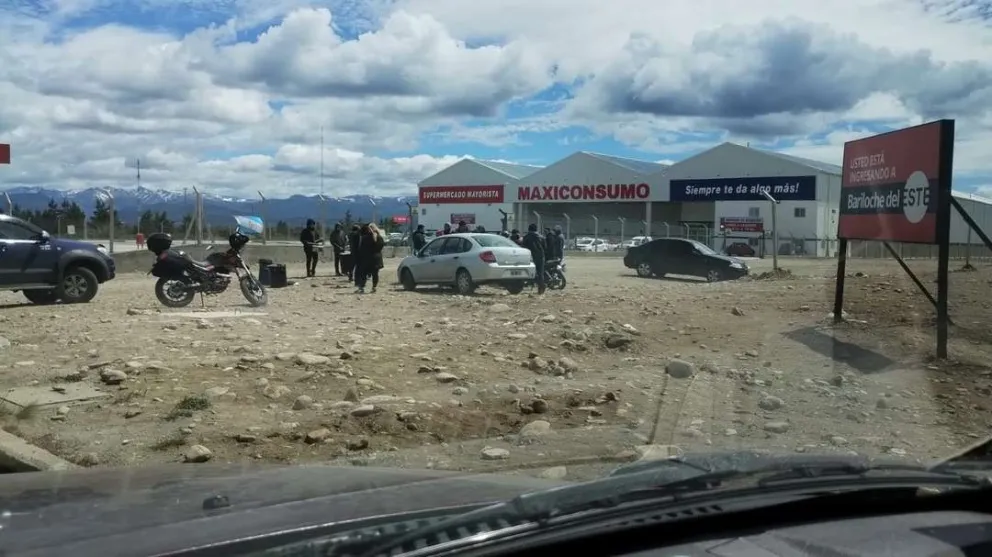 Disturbios durante una protesta en supermercado mayorista del Este