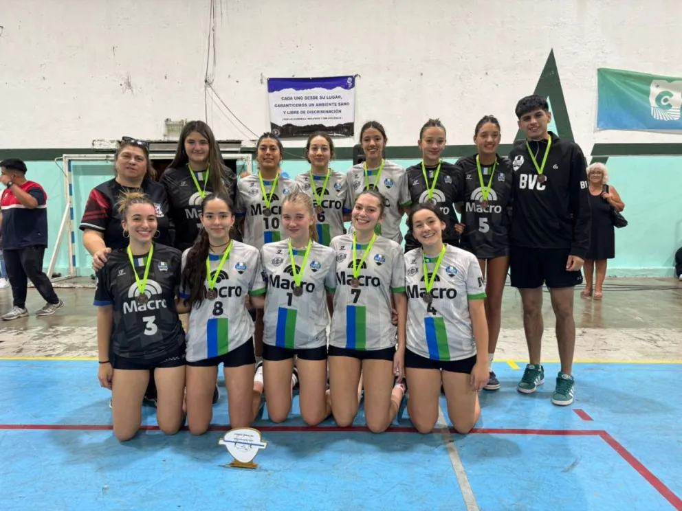 Podio de oro y Copa de bronce para el vóley local en el último Provincial del 2024