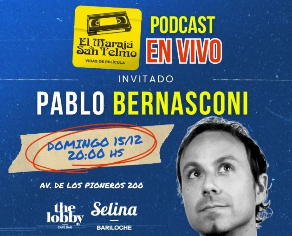 Pablo Bernasconi se presenta este domingo 15 de diciembre en The Lobby-Selina