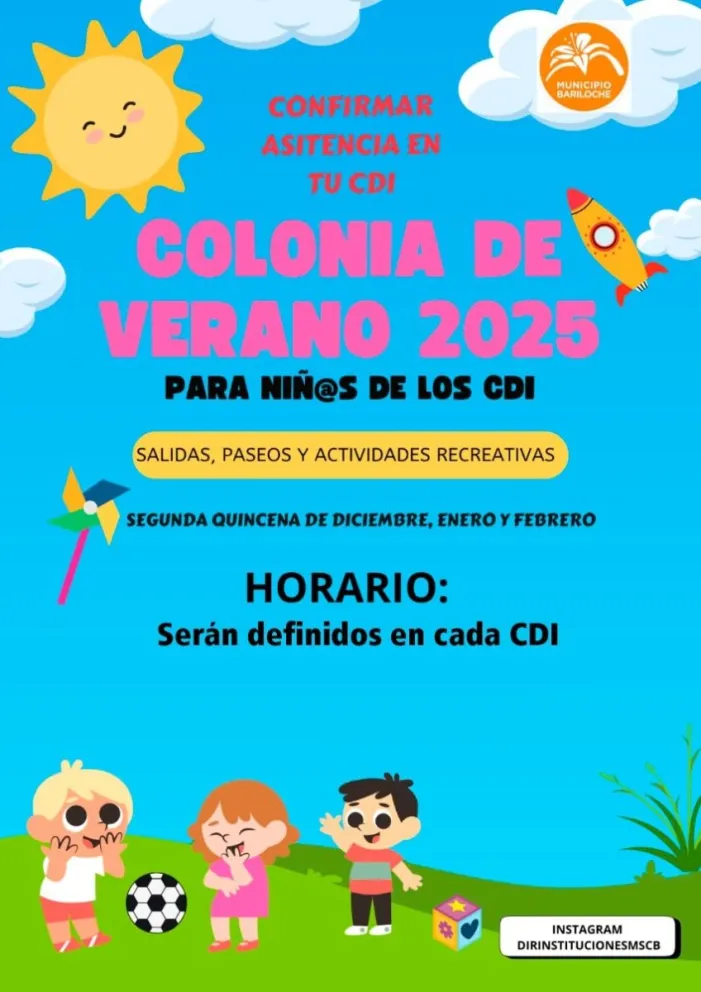 Los CDIs y el Kumen Ruca Municipales listos para la Colonia de Verano 2025