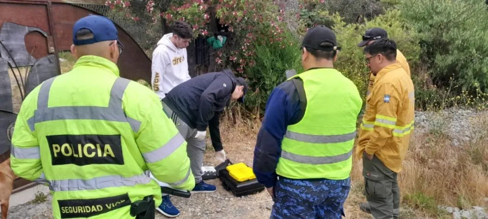 Secuestran una bolsa de estupefacientes abandonados en la vía publica