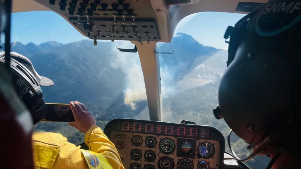 El SPLIF colabora para combatir los incendios en el Parque Nacional Nahuel Huapi