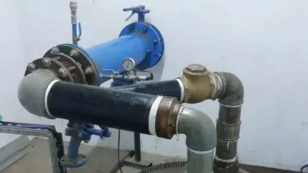 Realizaron un importante operativo para normalizar el servicio de agua en la ciudad