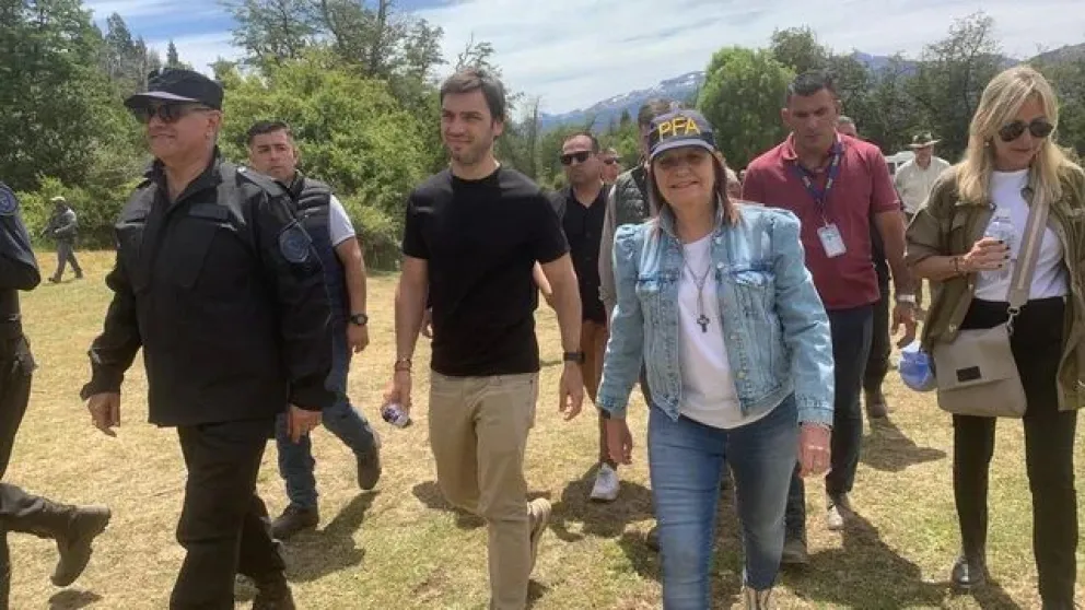 Tras el desalojo en Los Alerces, Bullrich insistió en que "el que usurpa pierde derechos"