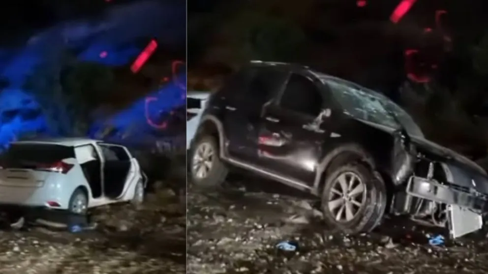 Un choque en la Ruta 40 Norte dejó cuatro heridos leves