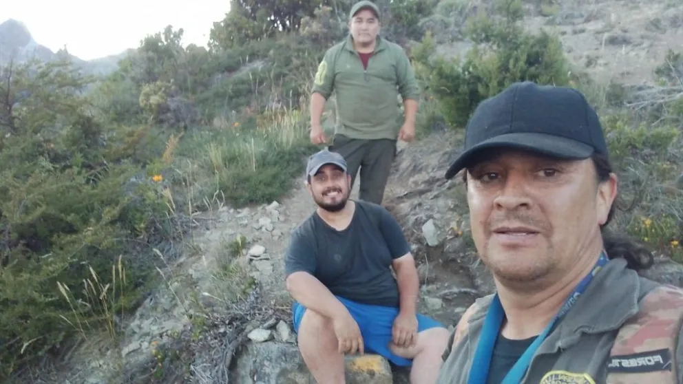 Guardaparques municipales rescataron un turista en el Cerro Goye