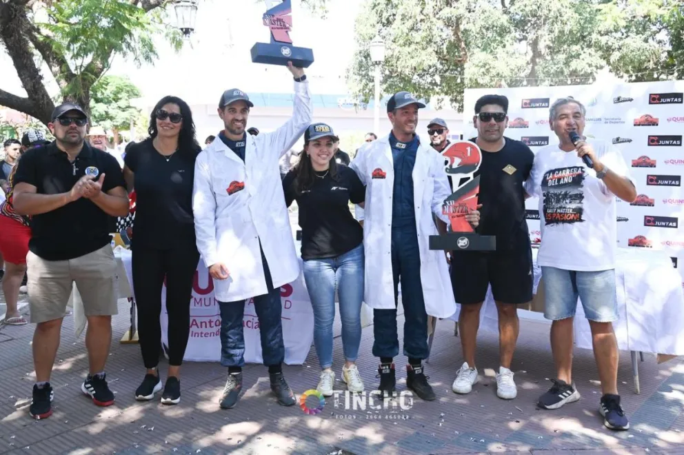 Rionegrinos se consagraron "maestros de rally" en San Luis