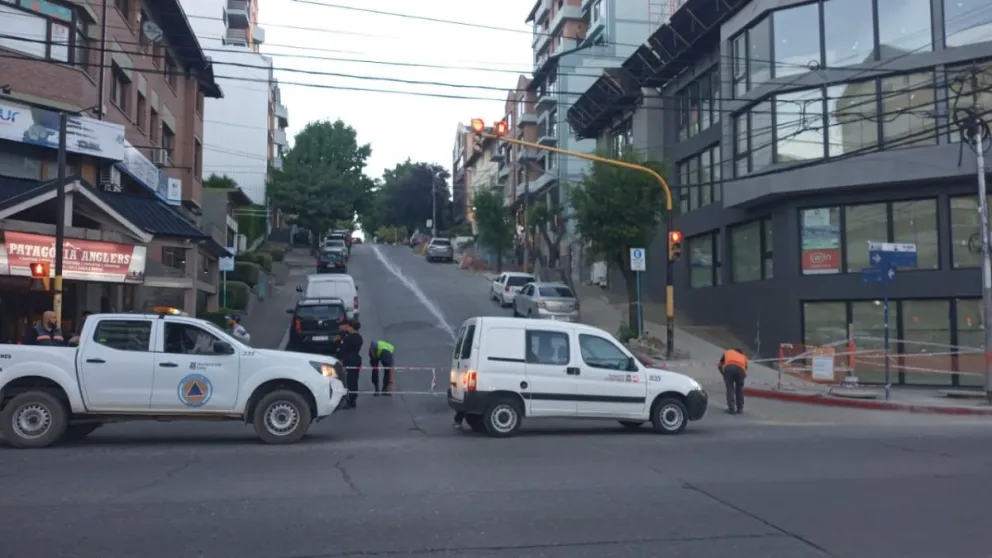 Solicitan circular con precaución por corte Moreno y Villegas