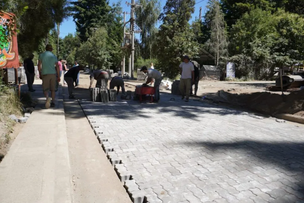 La calle Felix Goye de Colonia Suiza está a punto de ser inaugurada