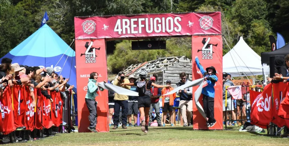 La barilochense Bárbara Rojas triunfó en la 4 Refugios Non Stop