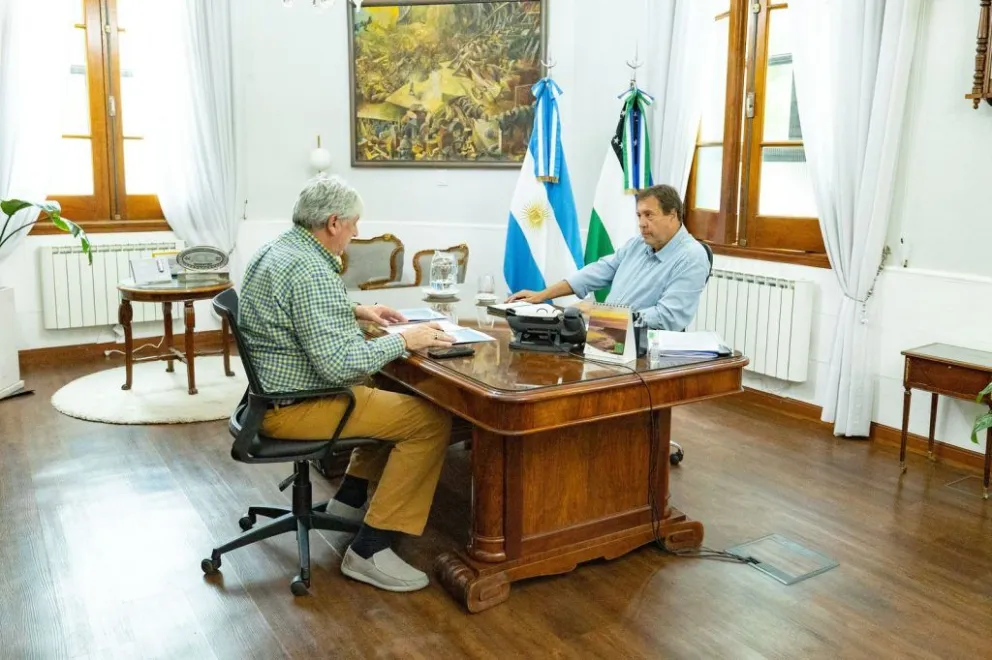 Weretilneck y Cortés se reunieron para tratar obras clave en Bariloche