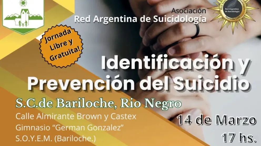 Jornada de identificación y prevención del suicidio en Bariloche