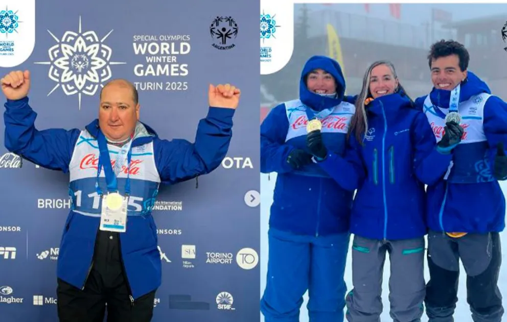 Barilochenses de oro en los Juegos Mundiales de invierno de Olimpiadas Especiales