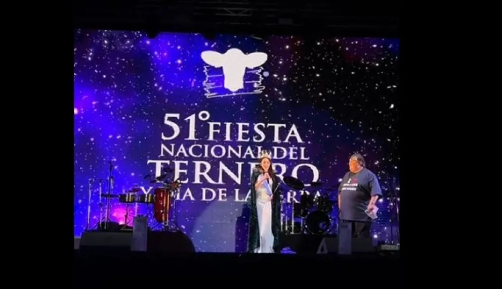 Juana Saporiti representó a Bariloche en la 51° Fiesta Nacional del Ternero y Día de la Yerra