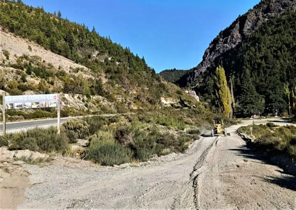 Avanzan las obras de mejoramiento en los caminos del Parque Nacional Nahuel Huapi