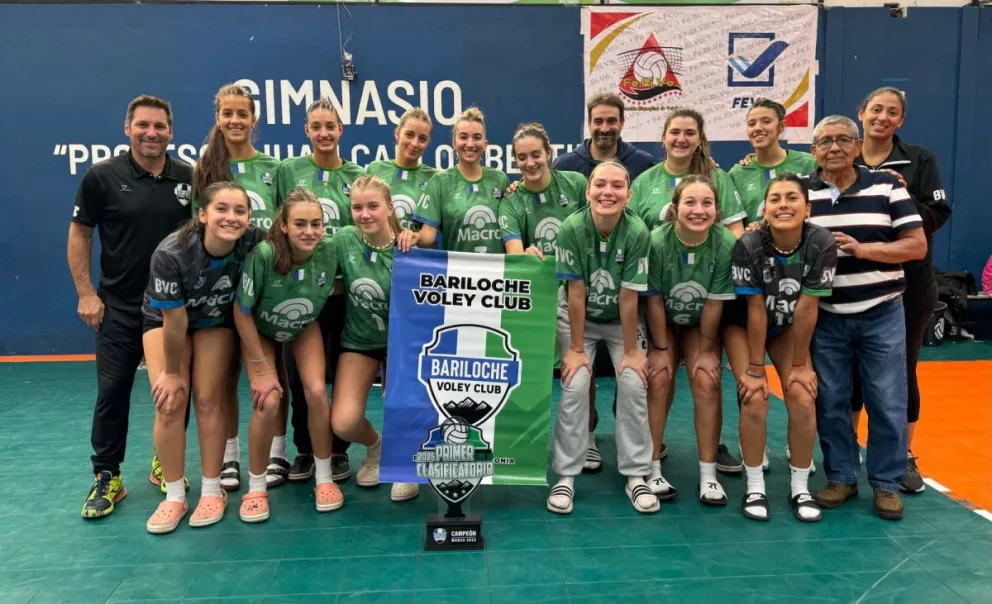Las chicas de Bariloche ganaron el primer clasificatorio de vóley Sub18