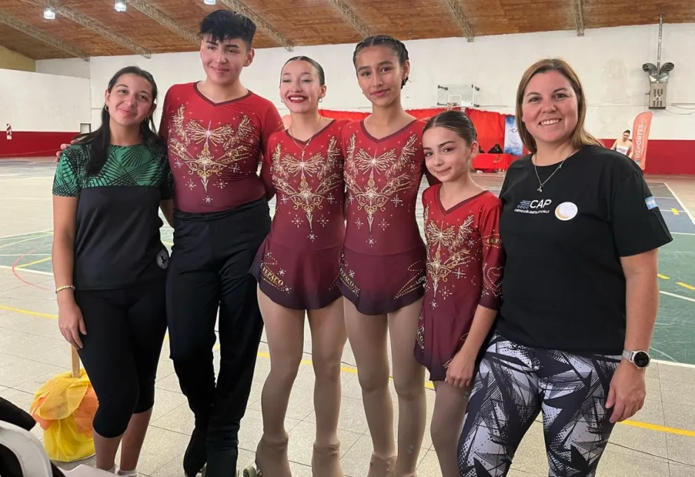 Así fue el inicio de temporada federada para las patinadoras de “Manolo Rivero”