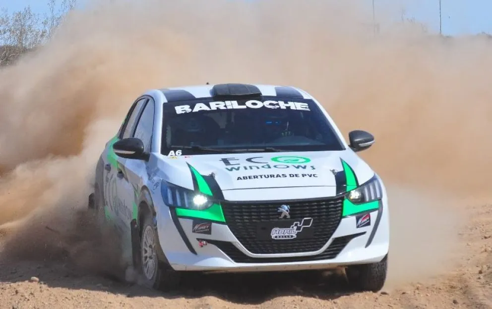 David Abril fue el mejor barilochense en el Rally de Plaza Huincul